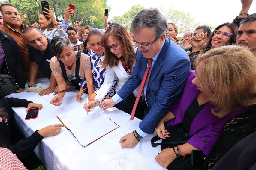 “Vamos hacia adelante, nuestra lucha sigue”: Marcelo Ebrard
