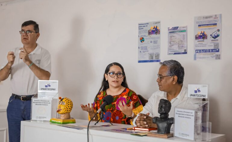 Inaugura el Congreso los buzones físicos de la consulta a personas con discapacidad de Tixtla
