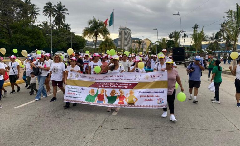 Conmemora la Secretaría de Salud del estado de Guerrero el Día Internacional de las Personas Adultas Mayores