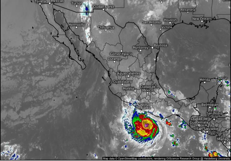 Tormenta Tropical «Otis» podría intensificarse a huracán categoría uno en las próximas horas