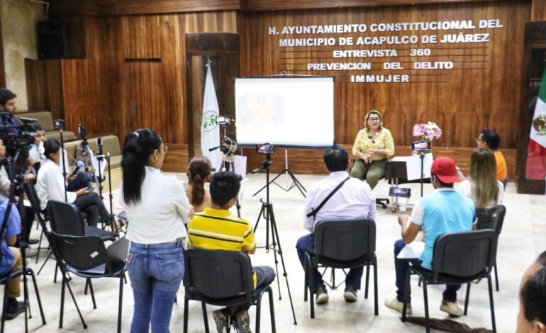 Realiza Gobierno de Abelina López Rodríguez entrevista 360 sobre las acciones implementadas por el IMMUJER
