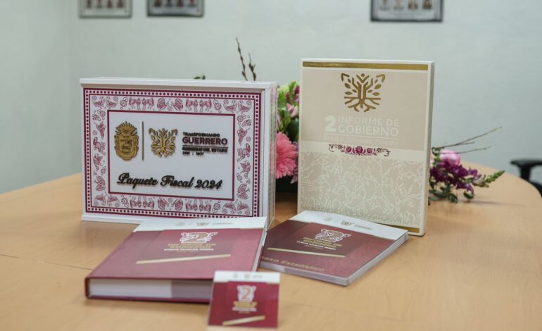 Entrega Gobierno de Evelyn Salgado 2do Informe de Gobierno y Paquete Fiscal 2024 al Congreso del Estado