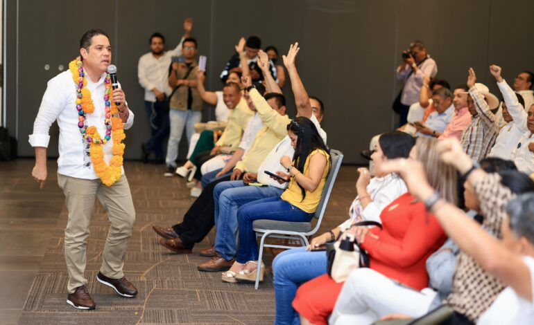 Visita Zambrano Guerrero; llama al PRI a cumplir acuerdos y respaldar a Evodio rumbo al Senado