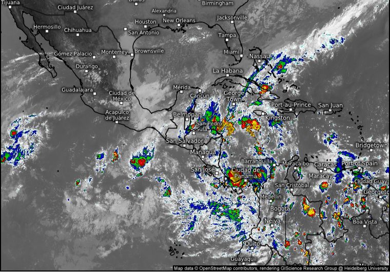La Secretaría de Gestión Integral de Riesgos y Protección Civil vigila la trayectoria de la tormenta tropical Pilar
