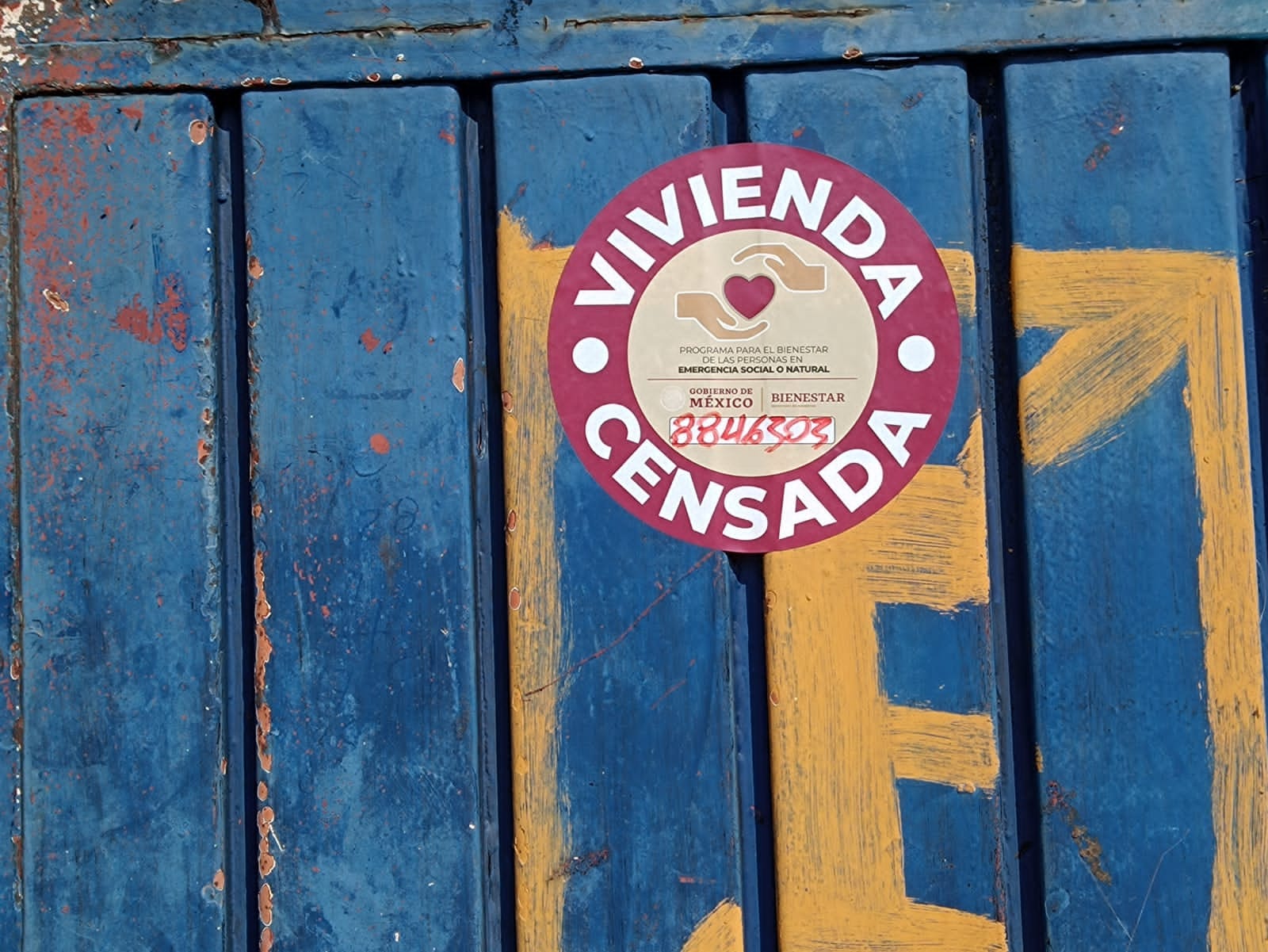 Continúa censo de Bienestar a inmuebles afectados por “Otis”