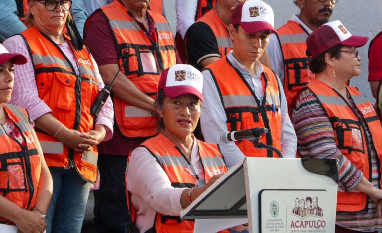Presenta Abelina López Rodríguez Plan de Reconstrucción “Fuerza Acapulco”