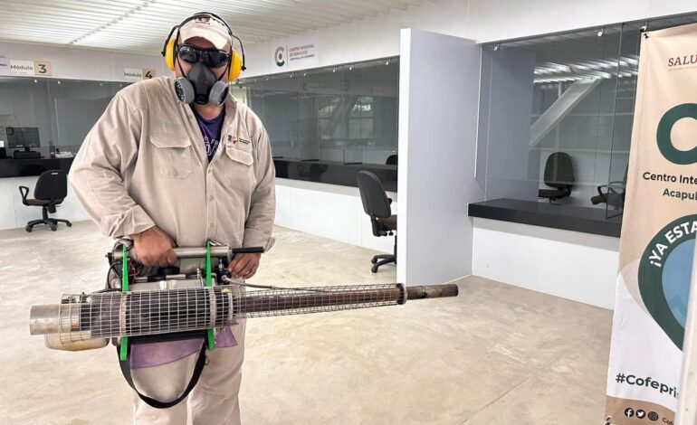 Continúan las acciones de control epidemiológico y de vectores en Acapulco y Coyuca, informa la SSG