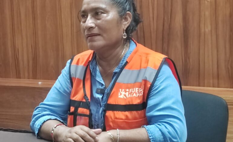 Reafirma Abelina López Rodríguez el compromiso de trabajar por la reconstrucción de Acapulco