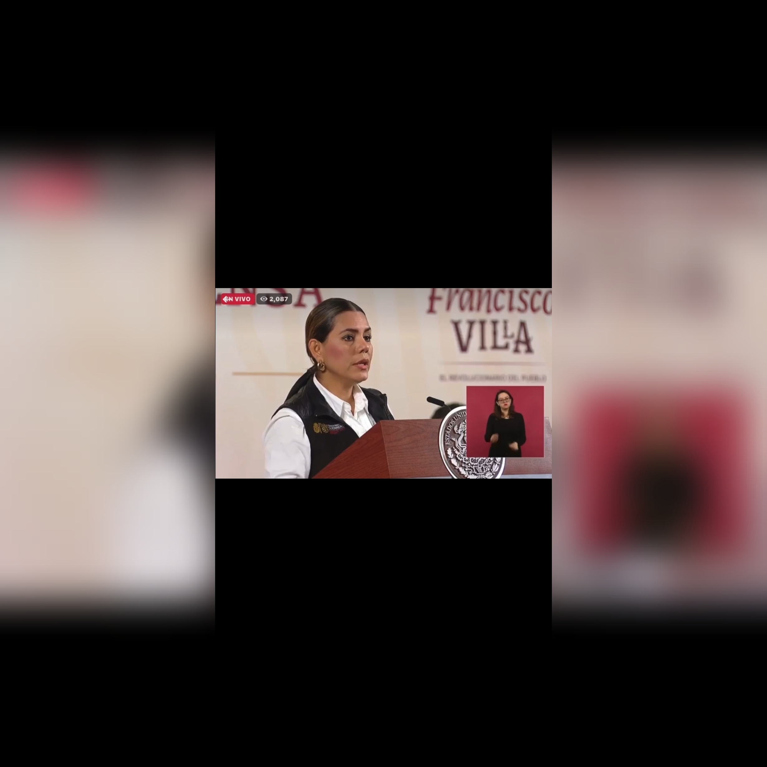 Intervención de la gobernadora del estado de Guerrero Evelyn Salgado Pineda.