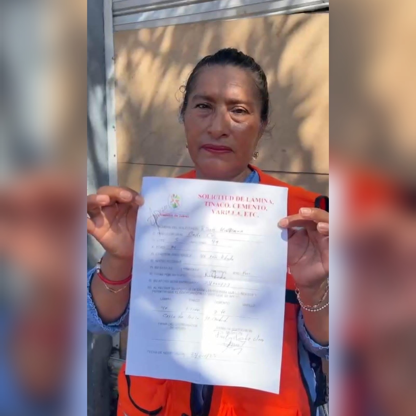 Denuncia Abelina López Rodríguez fraude en material de construcción y tinacos