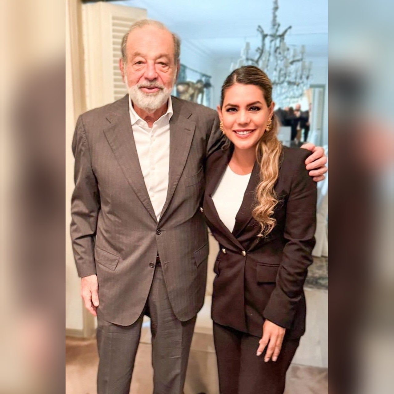 Evelyn Salgado y Carlos Slim suman esfuerzos por Acapulco