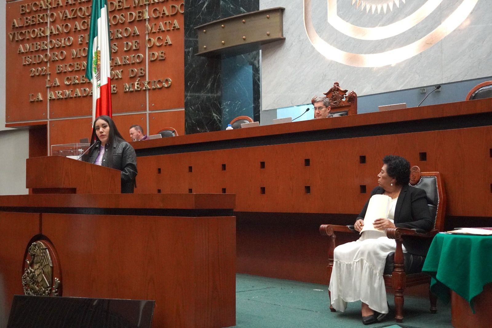 Salud estatal no combate con eficiencia el dengue, critica la diputada Jennyfer García durante la comparecencia de Ibarez