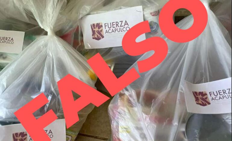 Niega Abelina López entrega de despensas con fines políticos