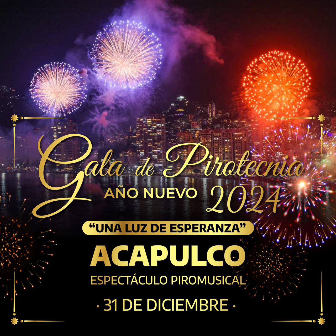 La próxima gala pirotécnica apuntala la reactivación económica en Acapulco