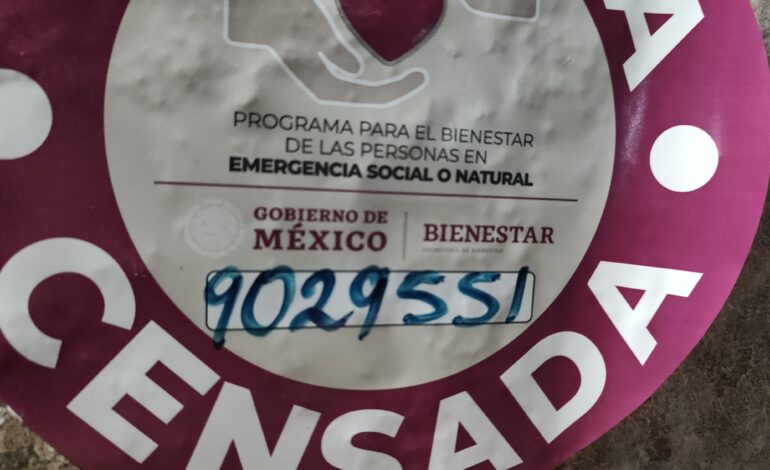 Incertidumbre pega a censados por daños del huracán Otis pero que su CURP no aparece en el sistema