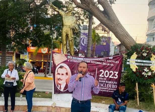 Llama Silvestre Arizmendi a mantener vivos los ideales de Juan R. Escudero