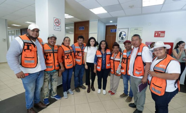 Sostiene Abelina López Rodríguez reunión con Luisa María Alcalde y Evelyn Salgado Pineda