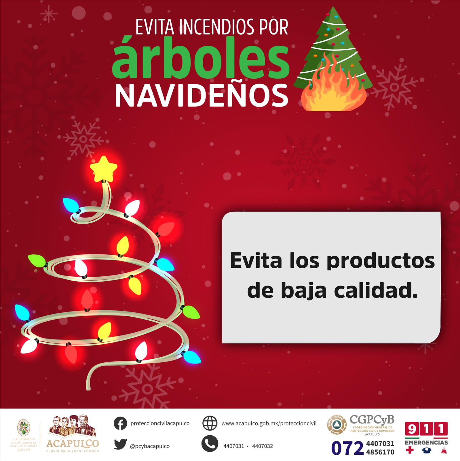 Emite Gobierno de Abelina López Rodríguez recomendaciones para prevenir incendios en el hogar