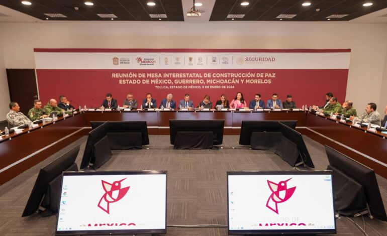 Guerrero suma esfuerzos con Morelos, Michoacán y Estado de México contra delincuencia organizada