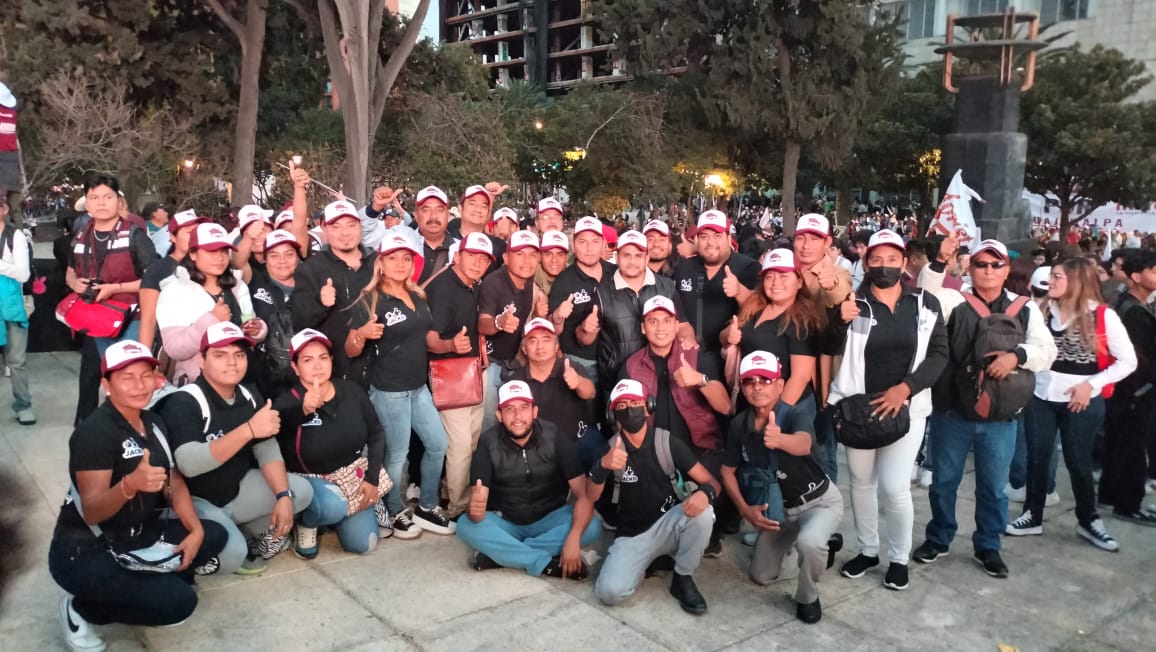 Fuerza acapulqueña de Jacko Badillo acude a respaldar a Claudia Sheinbaum a la Ciudad de México