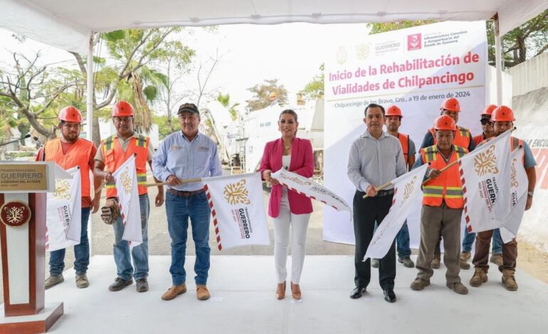Arranca Evelyn Salgado Plan Integral de Atención a Vialidades en Chilpancingo