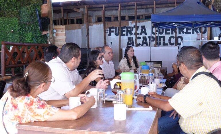 Levantar Acapulco es también labor de la comunidad: Yoloczin Domínguez