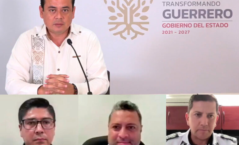 Importantes resultados en materia de seguridad en Guerrero durante la primera semana de enero