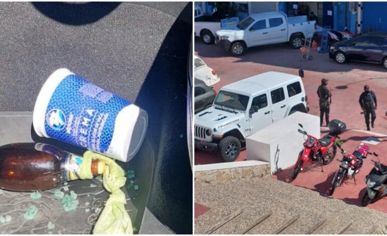 Bandalizan y arrojan bomba molotov al vehículo de funcionaria del Gobierno de Guerrero en Acapulco