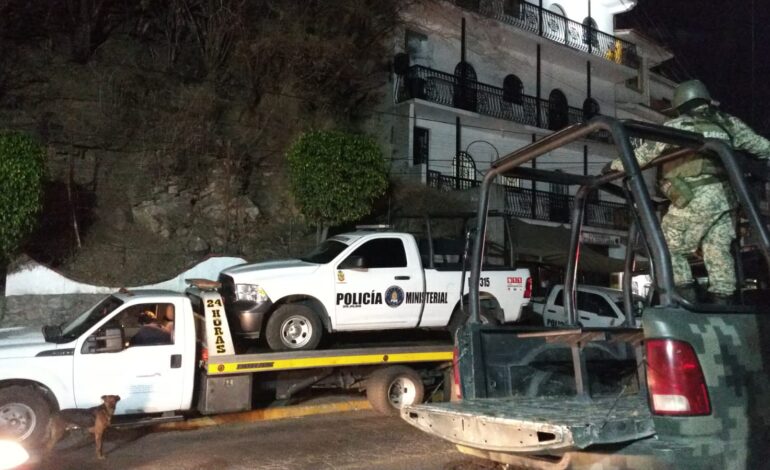 Fiscalía de Guerrero reporta la desaparición de dos de sus agentes ministeriales en Pilcaya