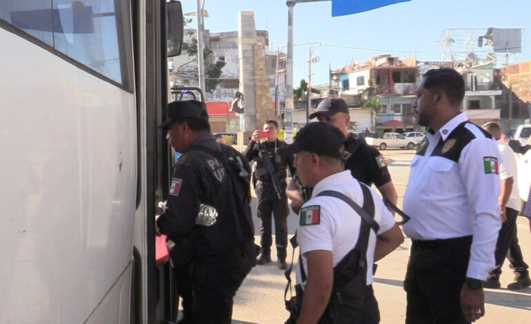 Ante crisis en Acapulco, Gobierno municipal pone en marcha la medida Transporte Seguro