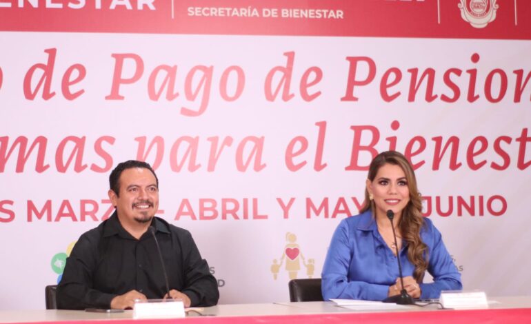 Anuncia Iván Hernández Díaz junto a Evelyn Salgado el pago adelantado de dos bimestres para beneficiarios de tres programas de Bienestar