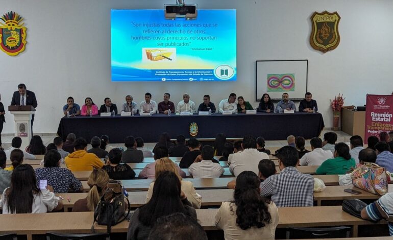 Realizan la Primera Reunión Estatal de Enlaces y Titulares de las Unidades de Transparencia del Poder Ejecutivo 2024