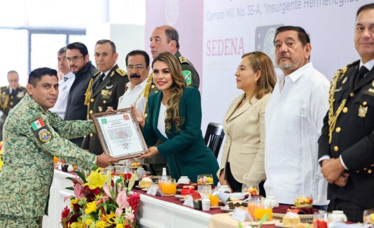 El Ejército Mexicano, un garante del bienestar de los guerrerenses: Evelyn Salgado