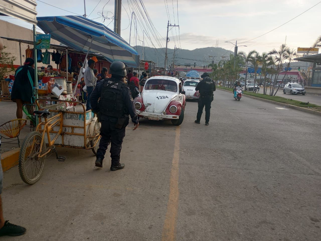 Secretaría de Seguridad Pública de Guerrero implementa acciones de seguridad en transporte público de Acapulco