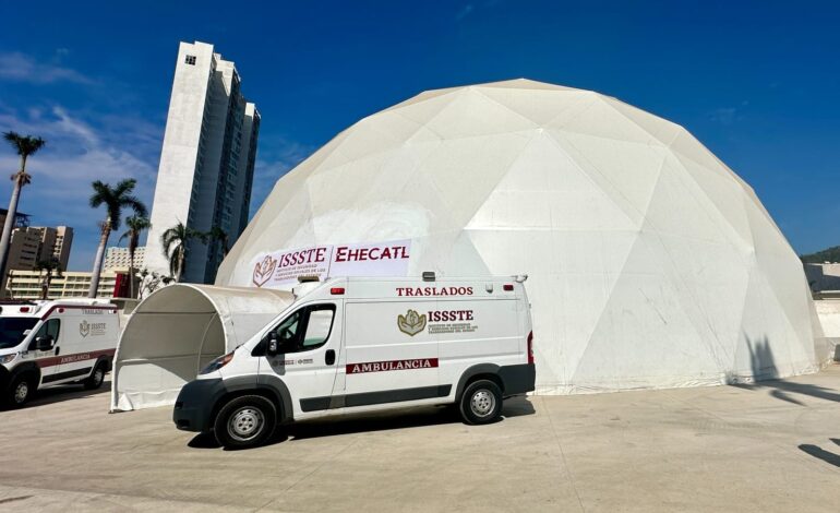 Inaugura ISSSTE hospital móvil “Ehécatl” en Acapulco