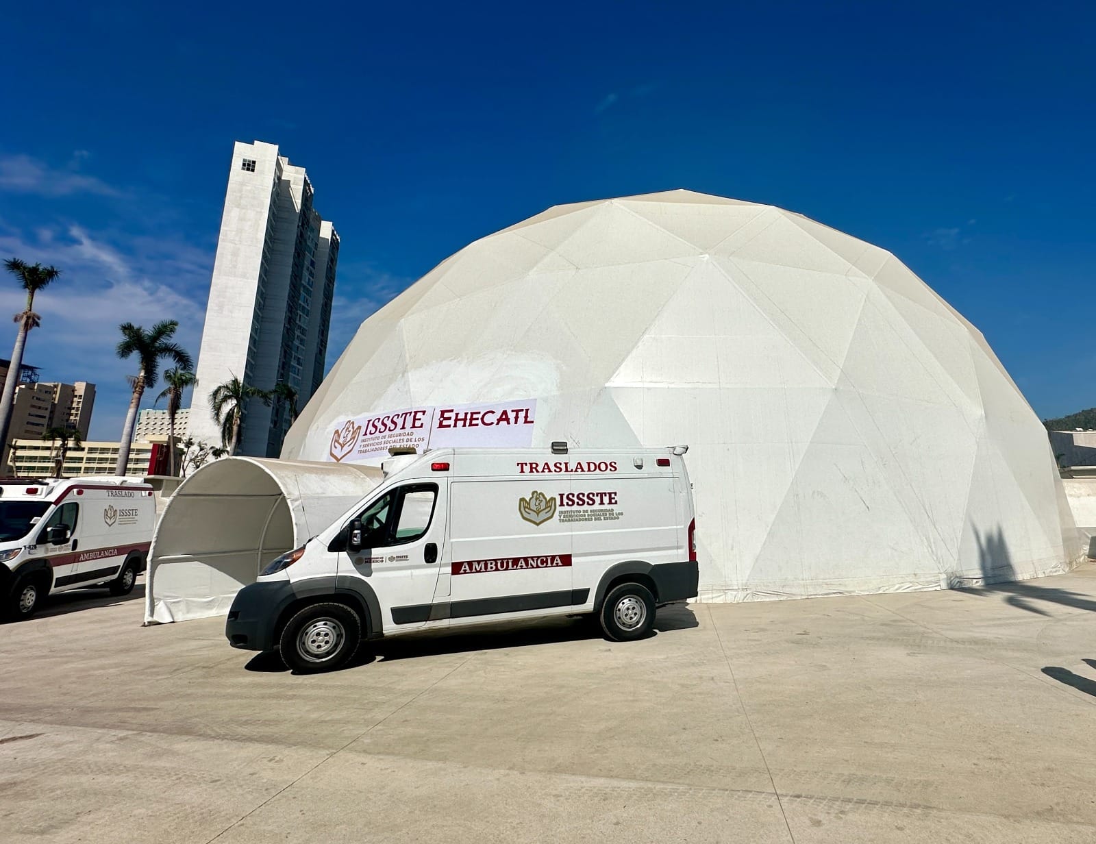 Inaugura ISSSTE hospital móvil “Ehécatl” en Acapulco