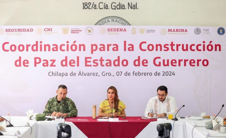 Prioriza Mesa de Coordinación acciones de seguridad para restablecer el transporte público en Chilpancingo