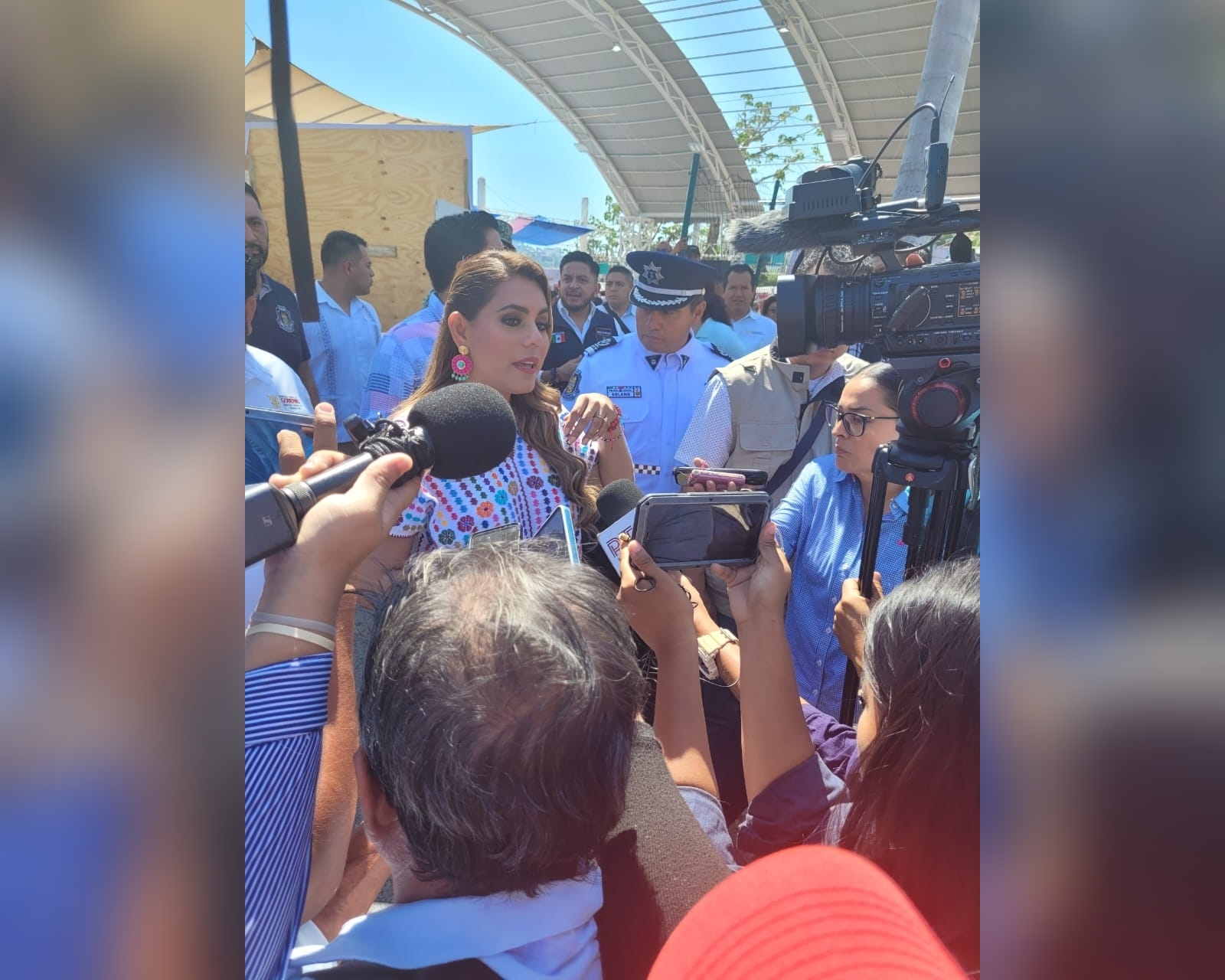 Ya hay un protocolo de seguridad para el proceso electoral 2024, dice Evelyn Salgado; entrega de enseres continuará