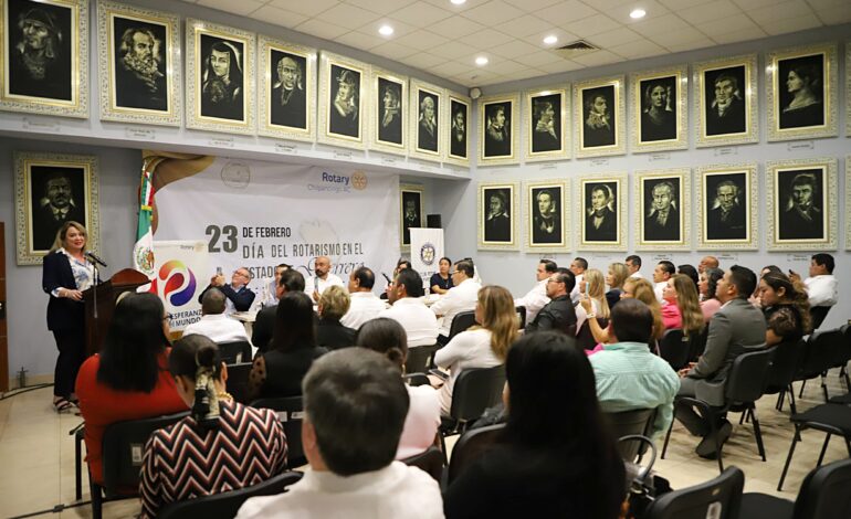 Celebrarán el Día del Rotarismo en el Congreso del estado
