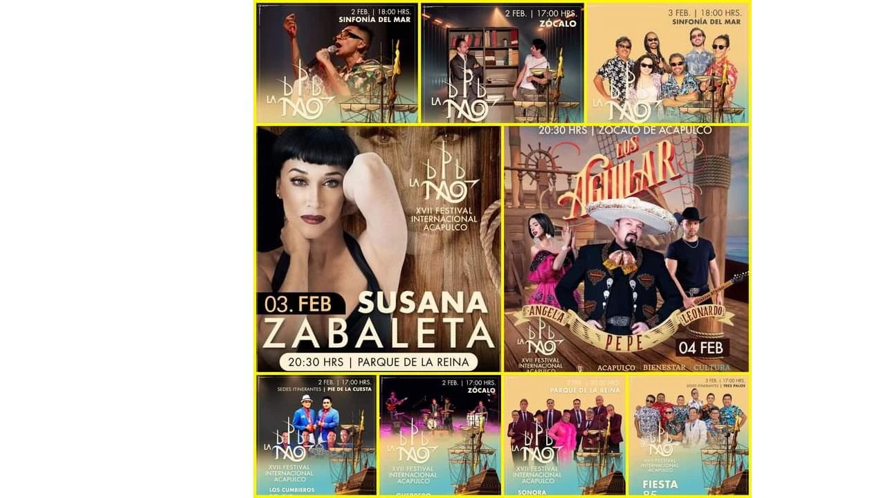 Invita Gobierno de Acapulco al arranque del XVII Festival Internacional La Nao Acapulco