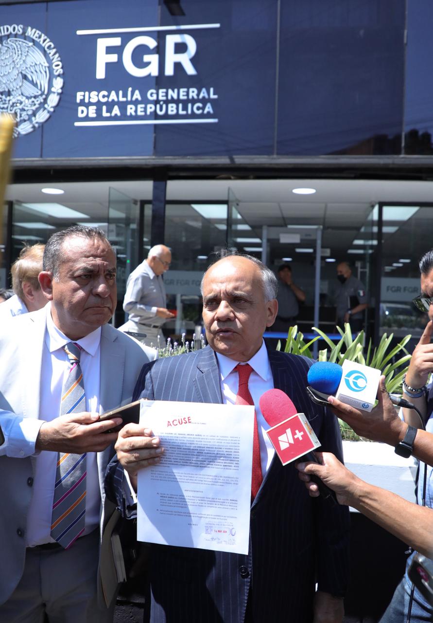 Denuncia Manual Añorve al candidato de MC, a Dante Delgado y a Mario Moreno Arcos
