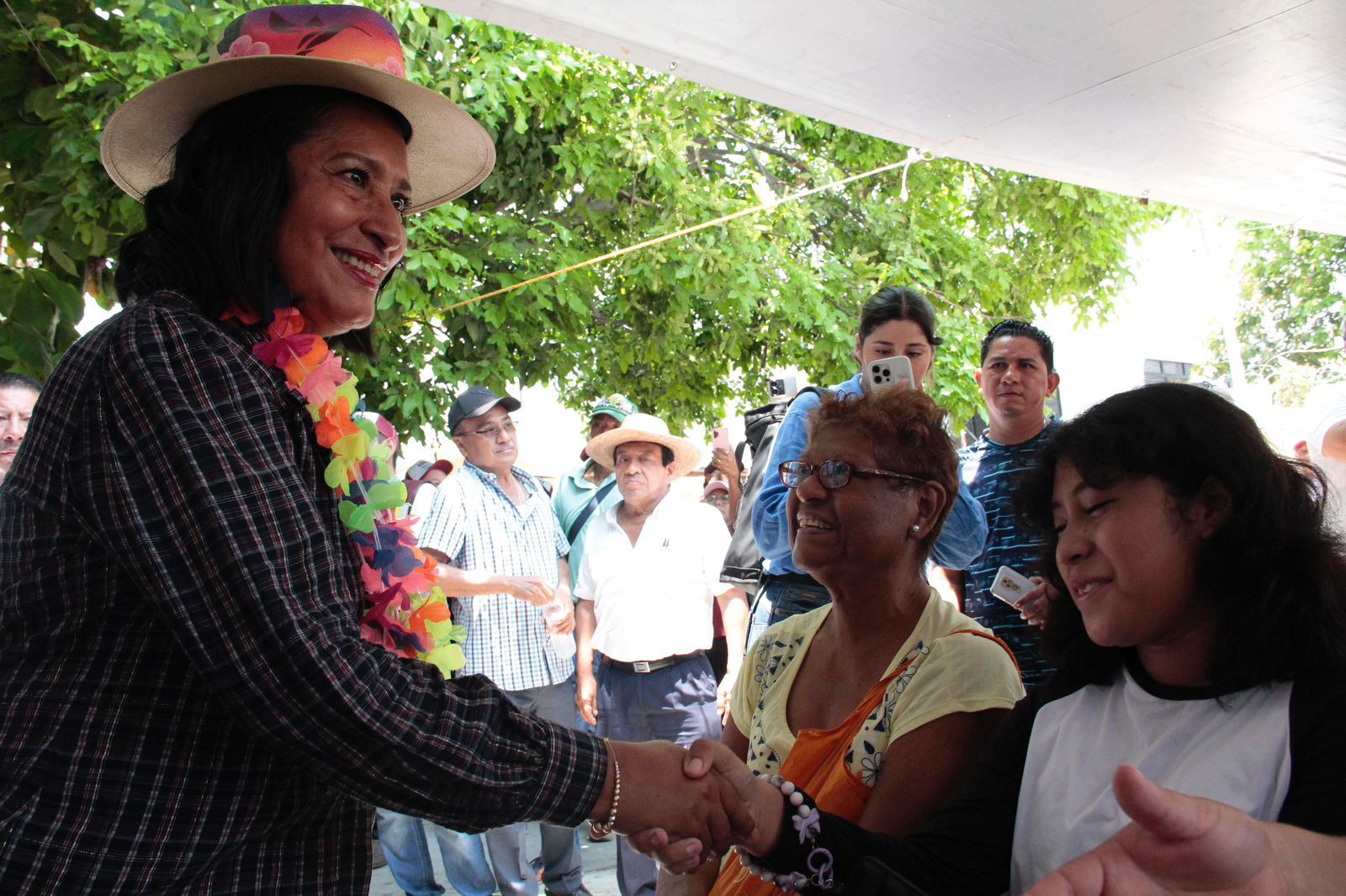 Abelina Lopez recorrido en la poza