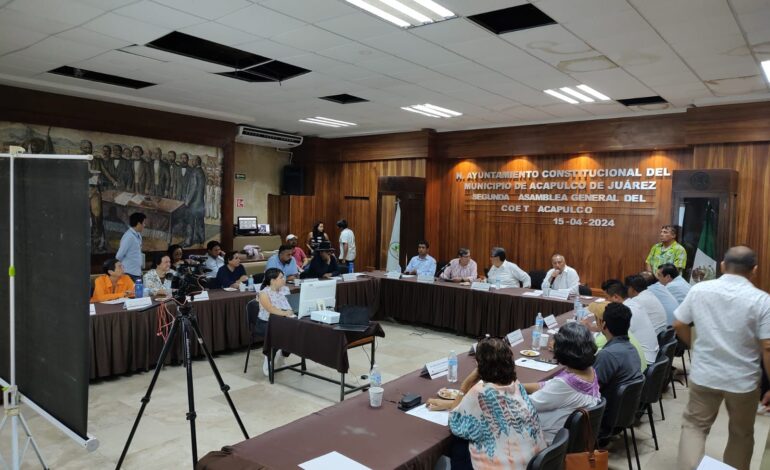 Encabeza Gobierno de Acapulco Segunda Asamblea del Comité de Ordenamiento Ecológico Local Participativo del Territorio