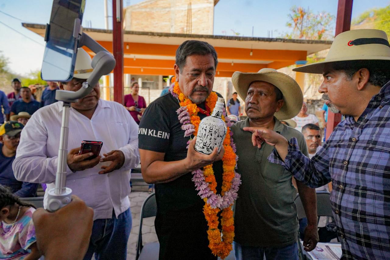 El pueblo organizado gana las luchas: Félix Salgado en Xalitla