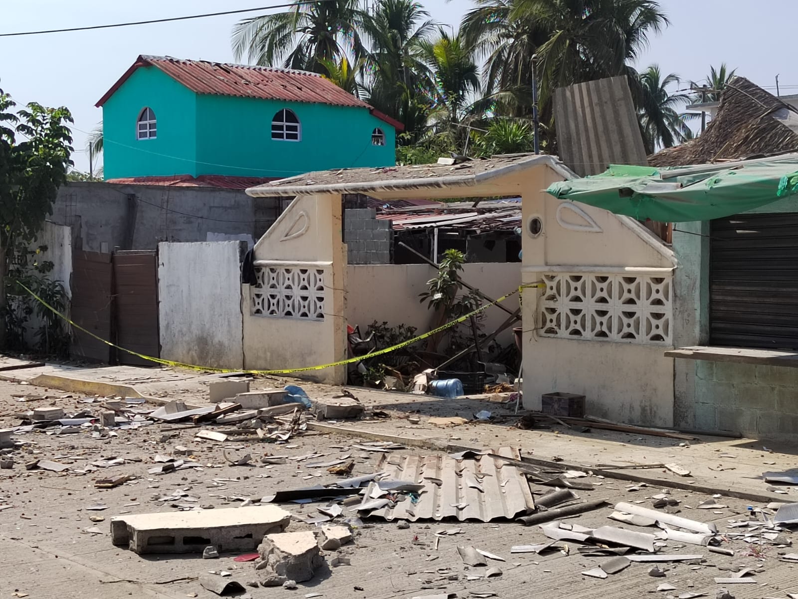 Acapulco: explosión de tanque de gas deja una mujer herida y dos viviendas afectadas