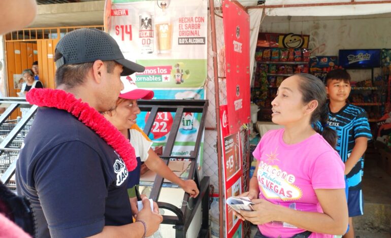 Contacto directo con el pueblo y atendiendo sus demandas: Jacko Badillo