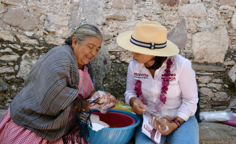 En Copalillo, Beatriz Mojica se compromete a defender que se priorice a los pueblos indígenas