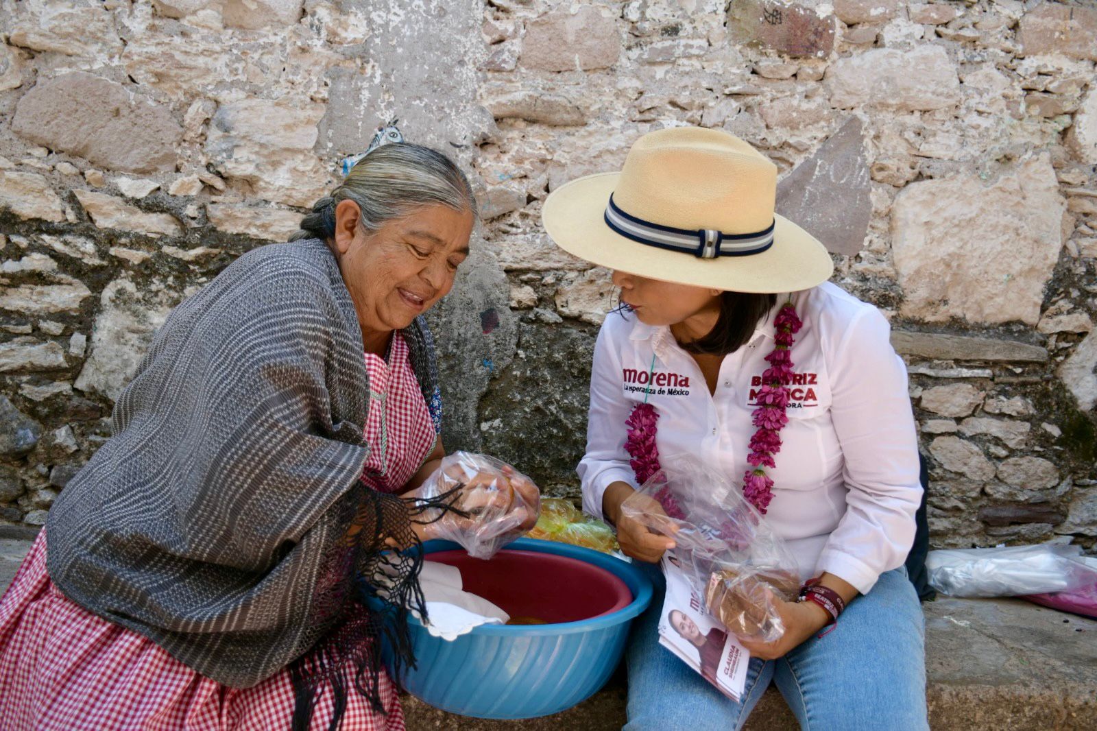En Copalillo, Beatriz Mojica se compromete a defender que se priorice a los pueblos indígenas