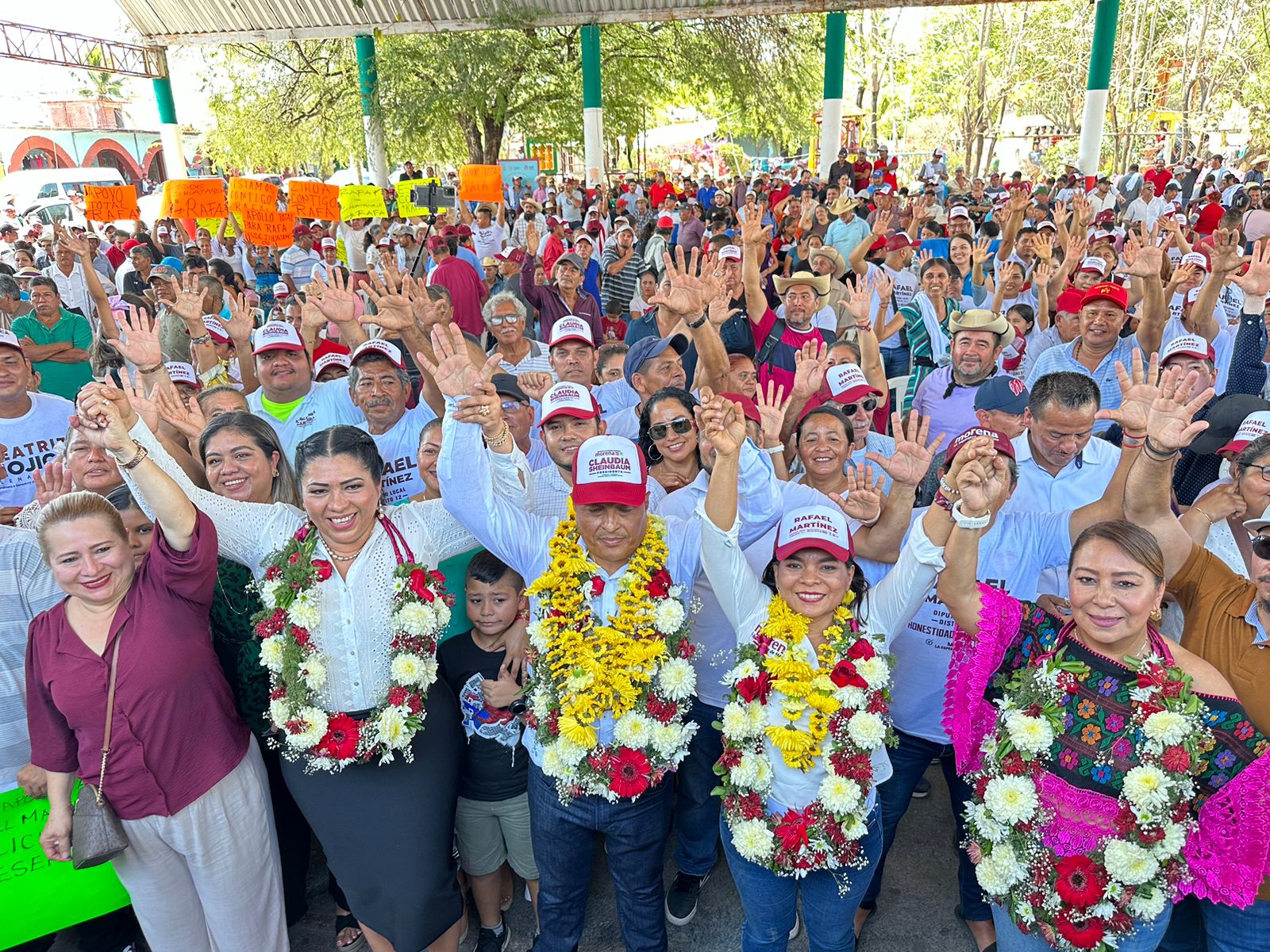 Hay mucha voluntad de la gente a favor de Morena: Beatriz Mojica en La Unión