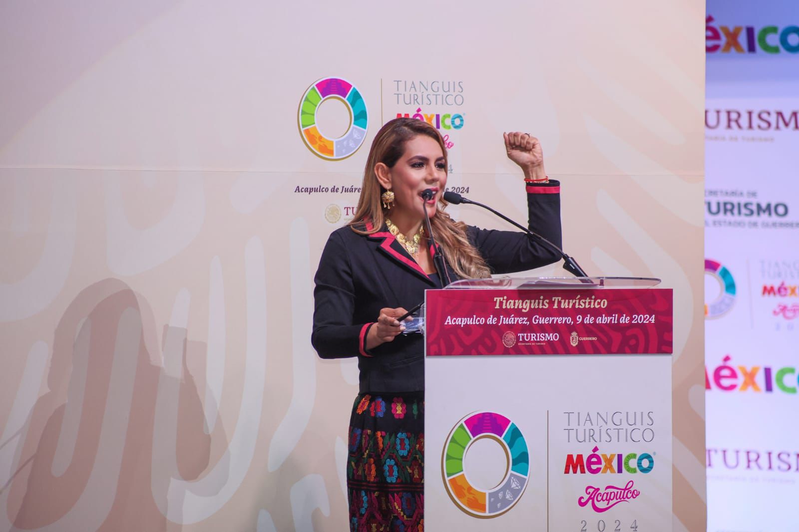 Inauguran la gobernadora Evelyn Salgado y el secretario de Turismo federal Miguel Torruco el Tianguis Turístico 2024